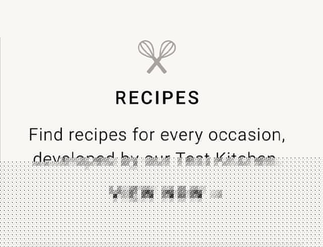 RECIPES - VIEW NOW