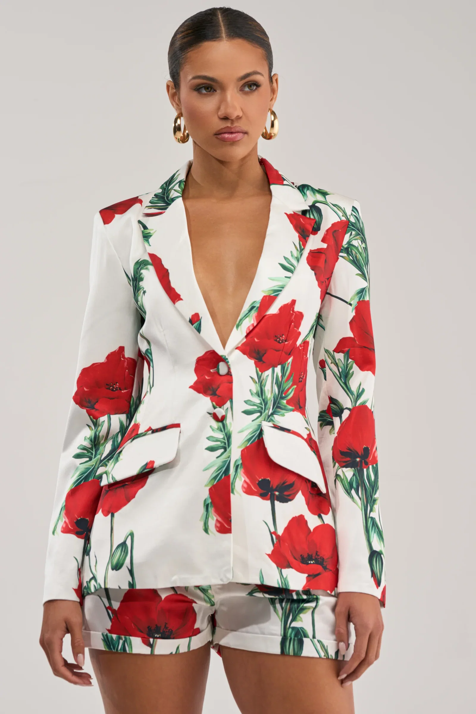 Image of POPPY SATIN BLAZER