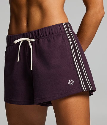 Taped Side Textured Shorts