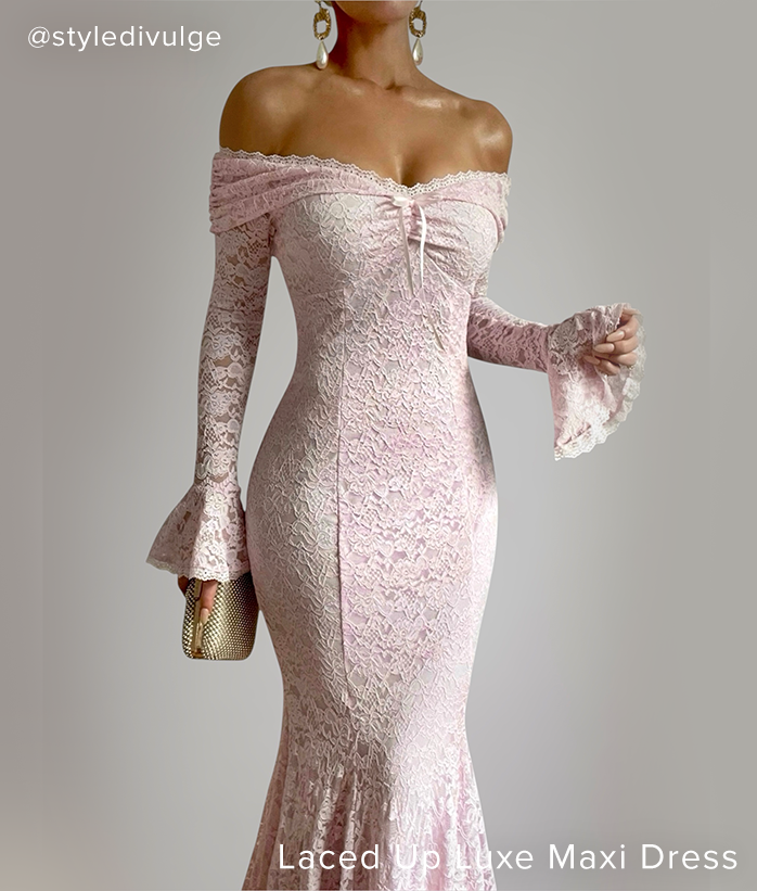 Shop Laced Up Luxe Maxi Dress