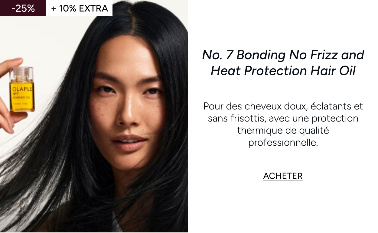Olaplex No. 7 Bonding Frizz Reduction and Heat Protection Hair Oil 30ml