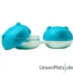 Kontaktlinsenbehälter Bär blau