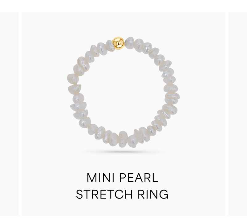 Mini Pearl Stretch Ring
