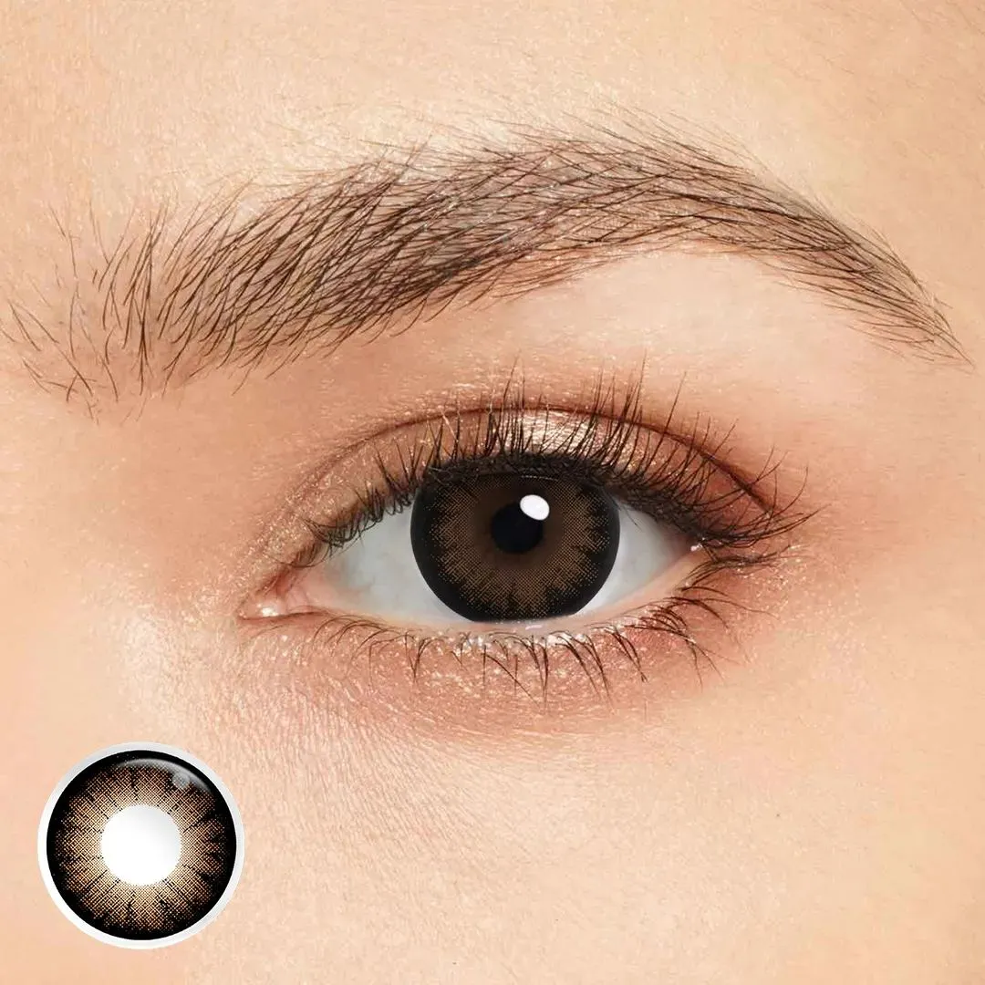 Supersize Brown Prescription 6 Months Contact Lenses
