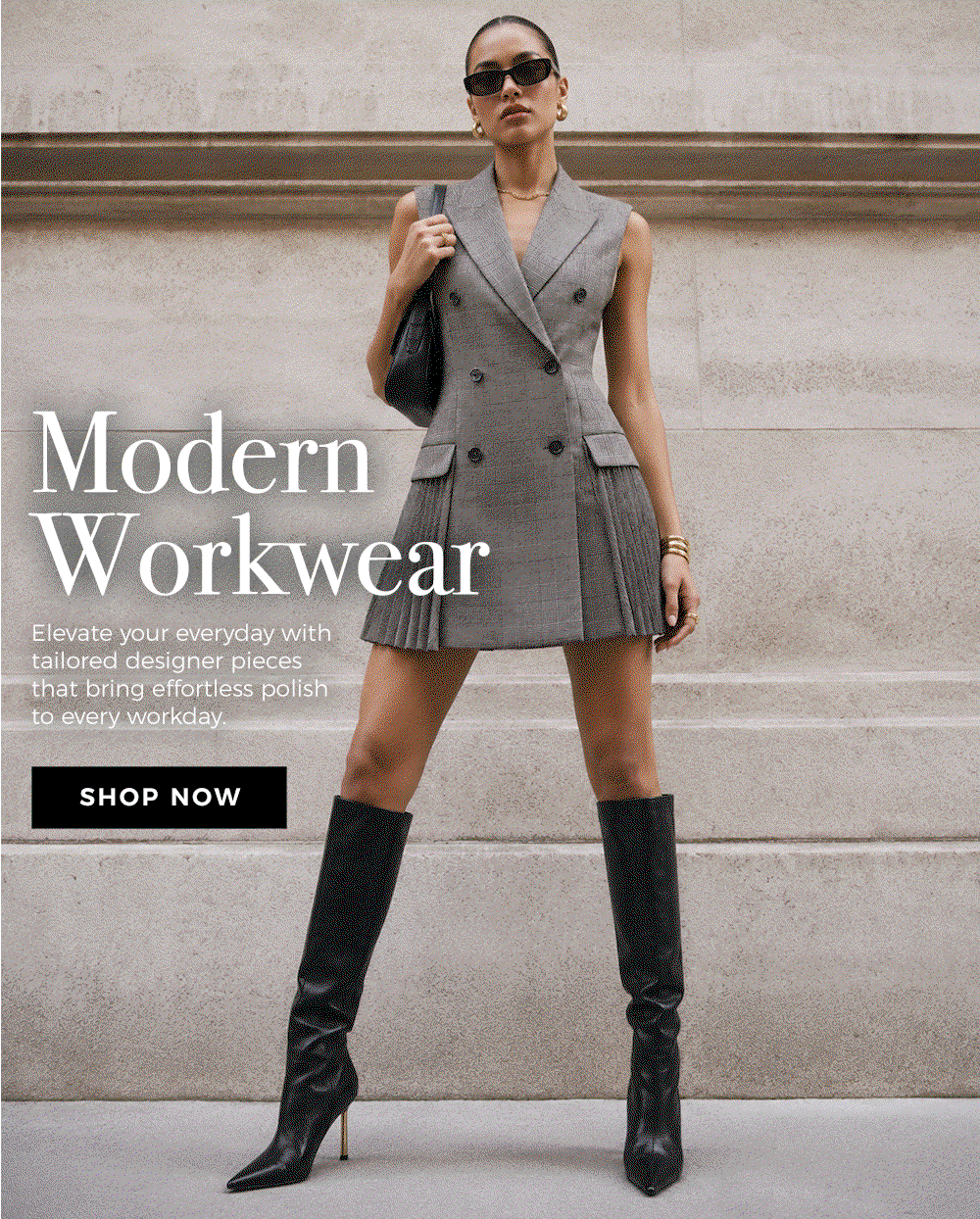 Modern Workwear - Elevate your everyday with tailored designer pieces that bring effortless polish to every workday.