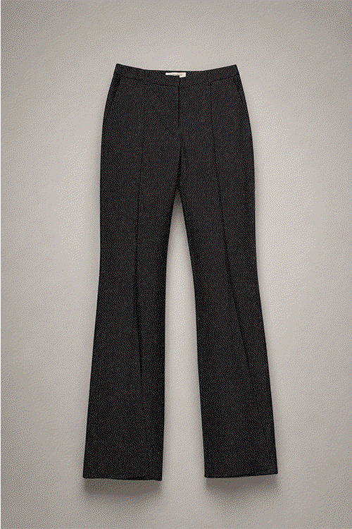 Burberry - Black Mid-Rise Dress Pants Sz 6