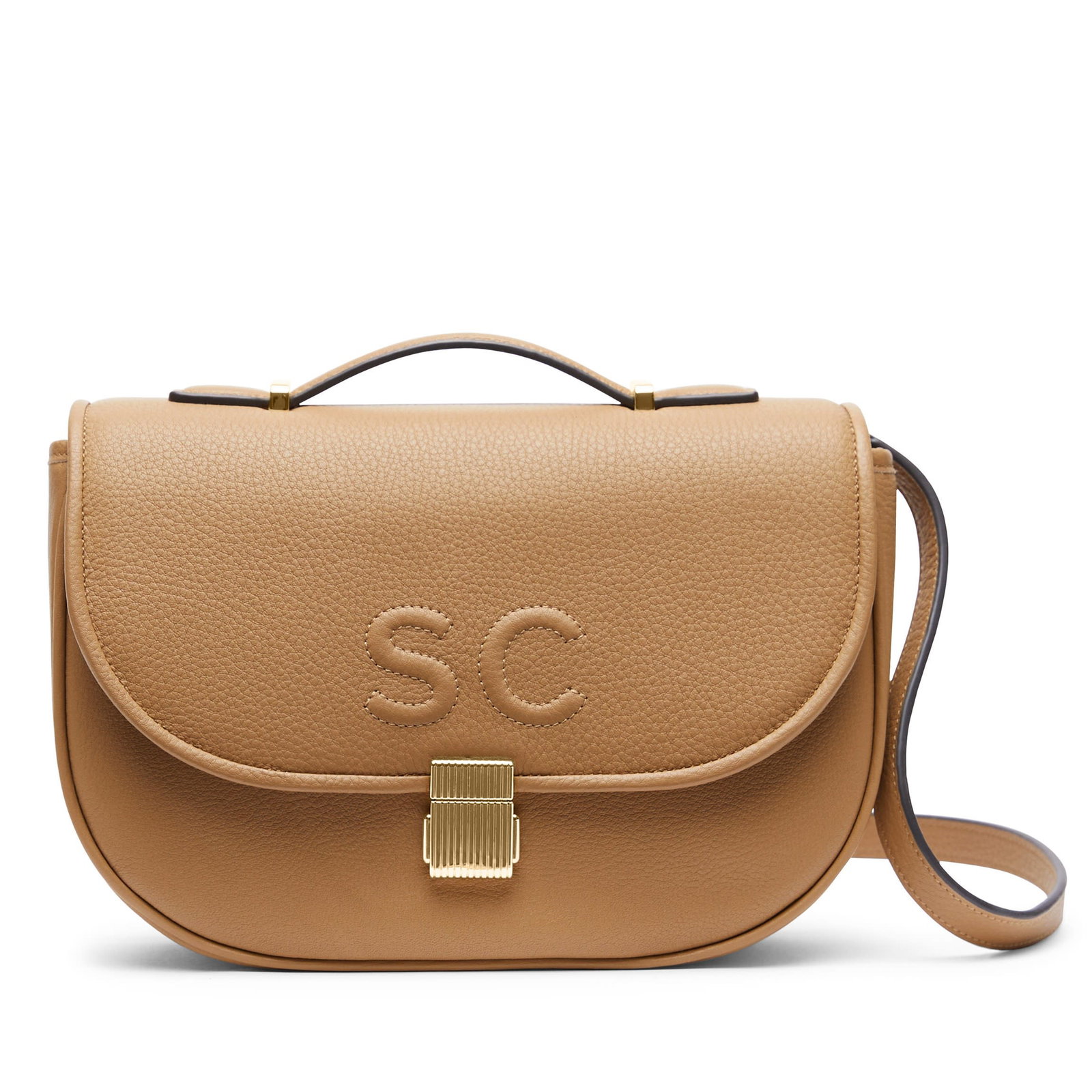 Image of Katy Medium Saddle Bag Camel