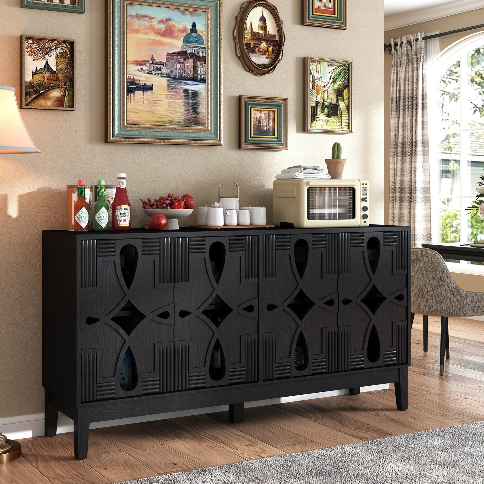 Image of 60.5' Mid Century Modern  Sideboard