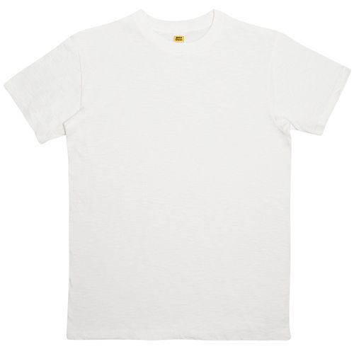 Velva Sheen Rolled Short Sleeve Crew Neck T-Shirt - White