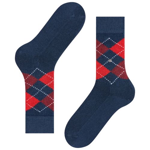 Burlington Socks Preston Socks - Navy/Red