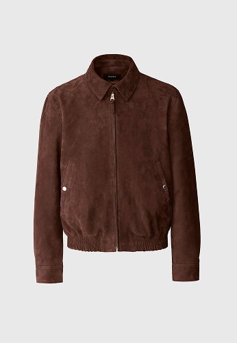 GIOVANNI-SU Suede Bomber Jacket