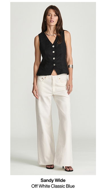 Sandy Off White Classic Blue