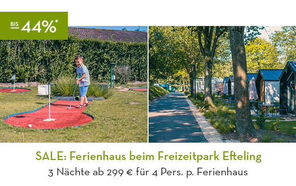 SALE: Ferienhaus beim Freizeitpark Efteling