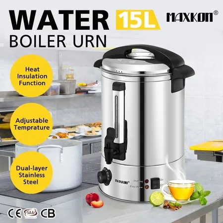 Maxkon 15L Hot Water Urn Instant Hot Water Dispenser with Double Layer