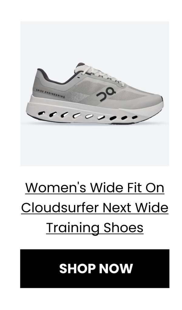 Women's Wide Fit On Cloudsurfer Next Wide Training Shoes