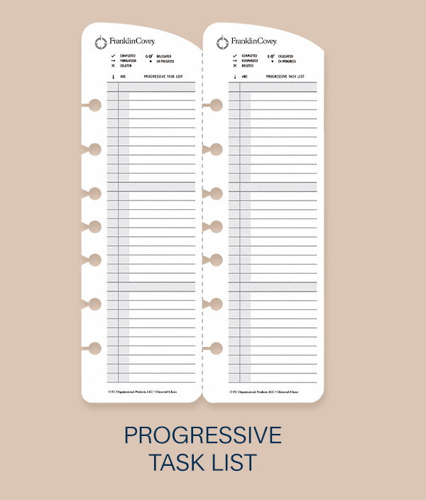 Progressive Task List.