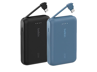 BELKIN POWERBANK 10000 mAh con cable integrado USB-C Negra