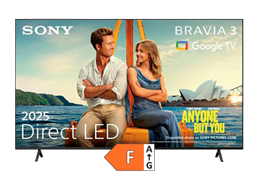 TV LED 55'' Sony Bravia 3 K55S35B 4K HDR 2025 Smart TV 