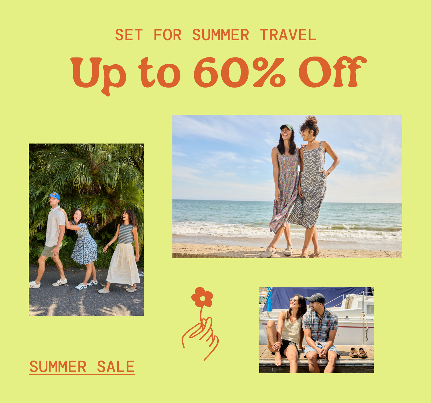 Up to 60% Off Summer Sale