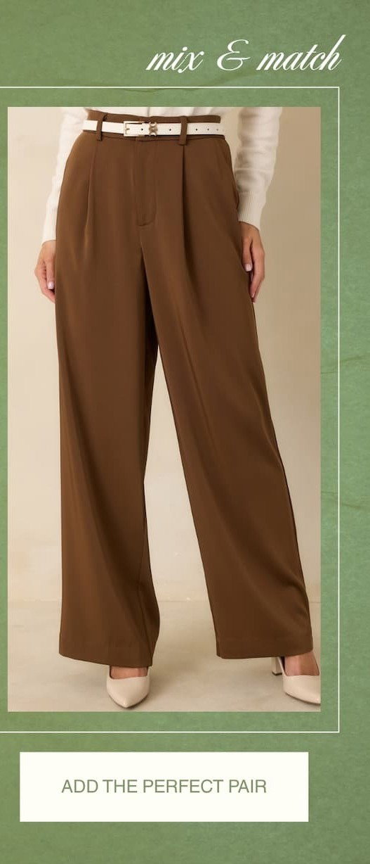 "Add the perfect pair."