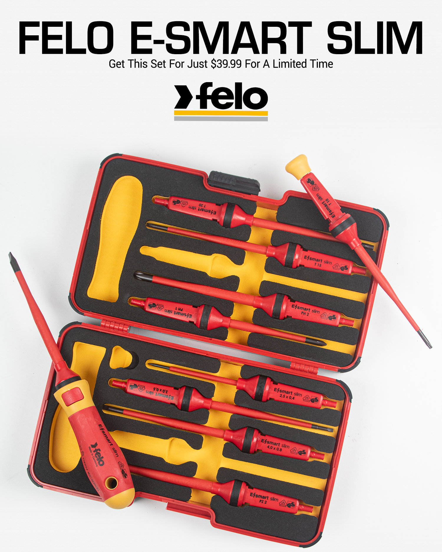 Felo E-Smart Slim. Get this set for just $39.99 for a limited time.