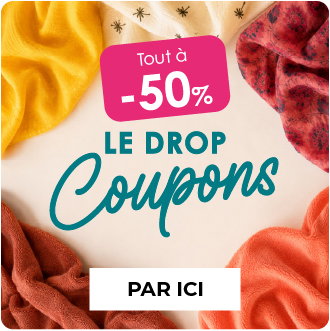 Le drop Coupons: tout à -50%