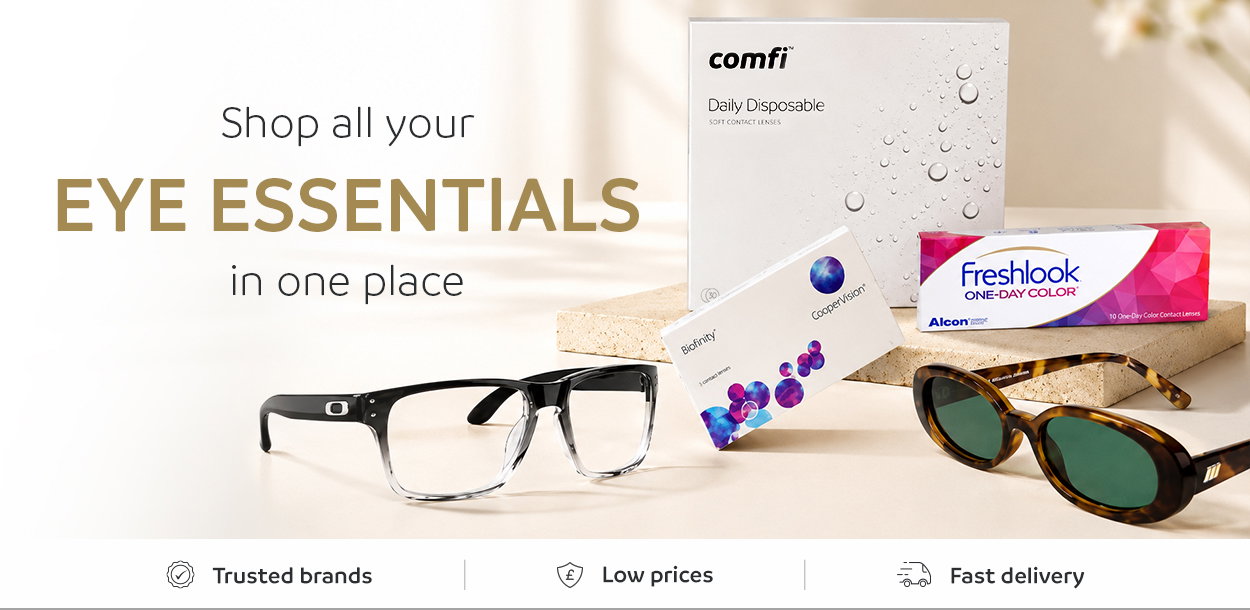Shop all your eye essentials in one place | Trusted brands | Low prices | Fast delivery