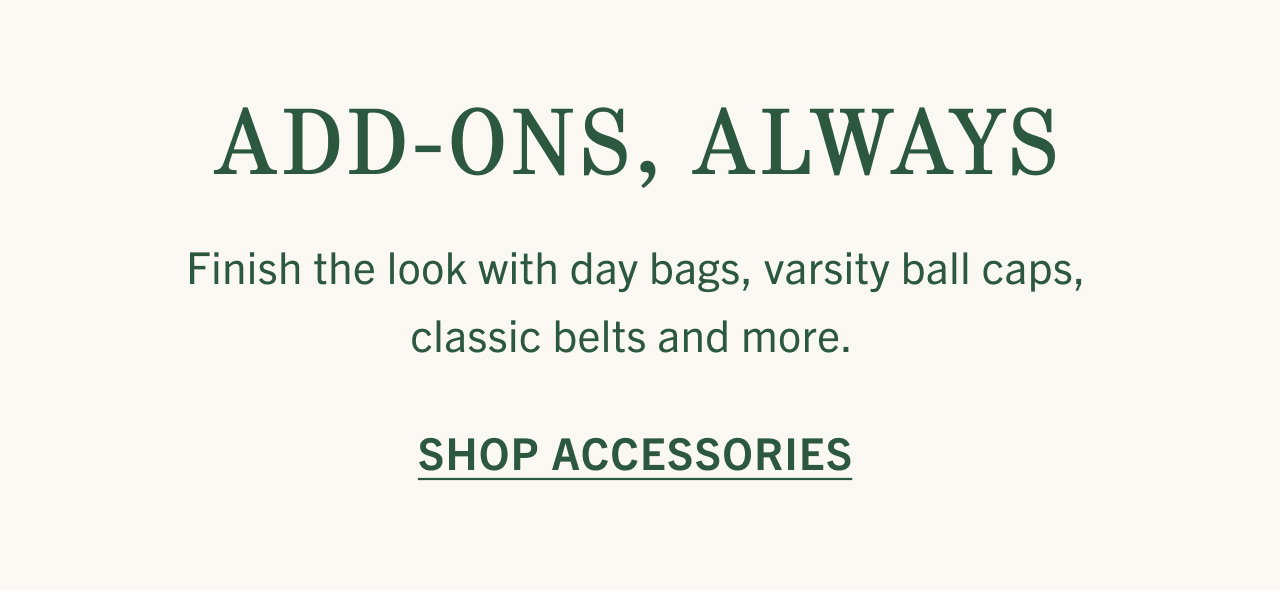 SHOP ACCESSORIES