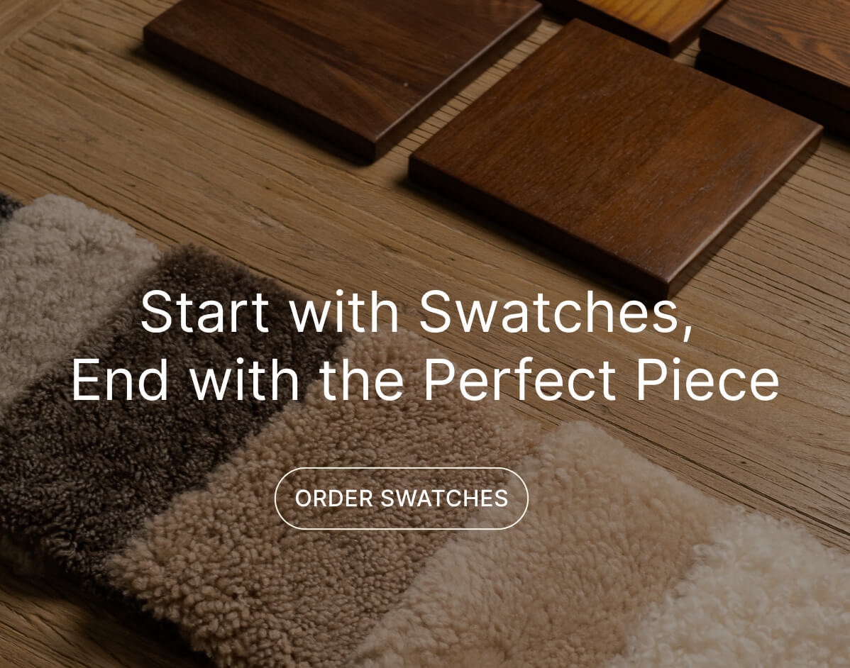 Start with swatches, end with the perfect piece. - Order swatches