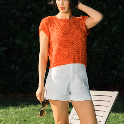 Coralline Top in Berroco Tillie 
