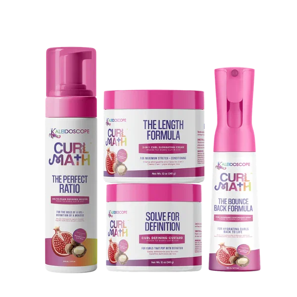 Curl Math Wash & Go System — all four stylers