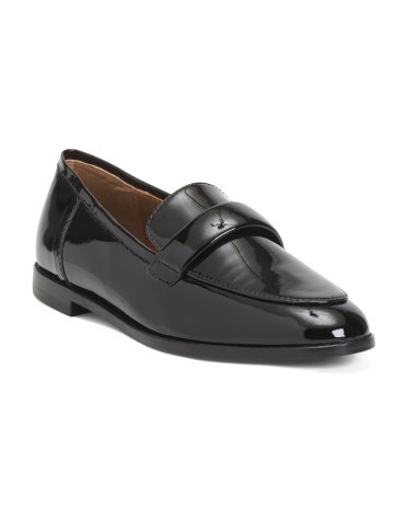 Patent Leather Wide Width Andie Loafers For Women