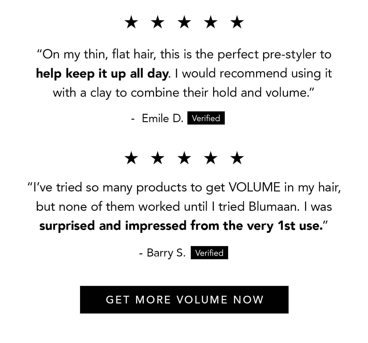 Volume Cream Testimonials