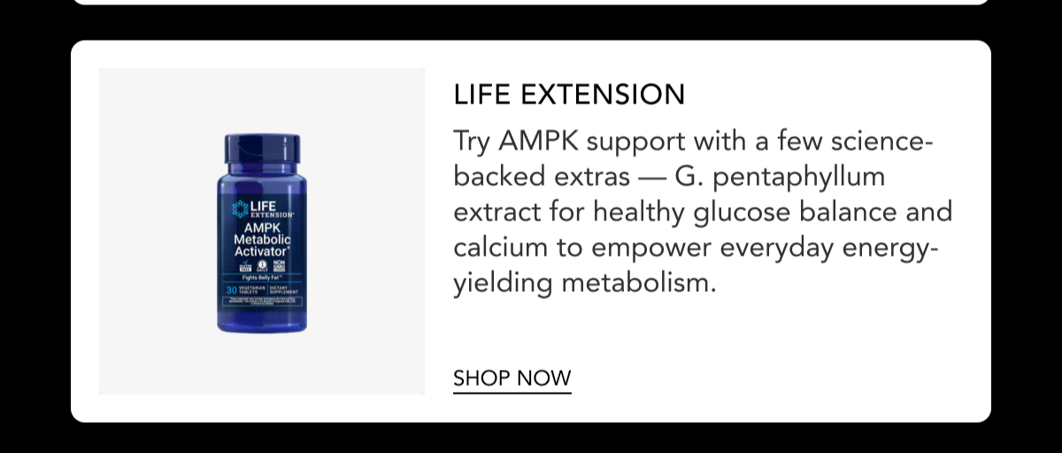 Life Extension AMPK Metabolic Activator. Shop now