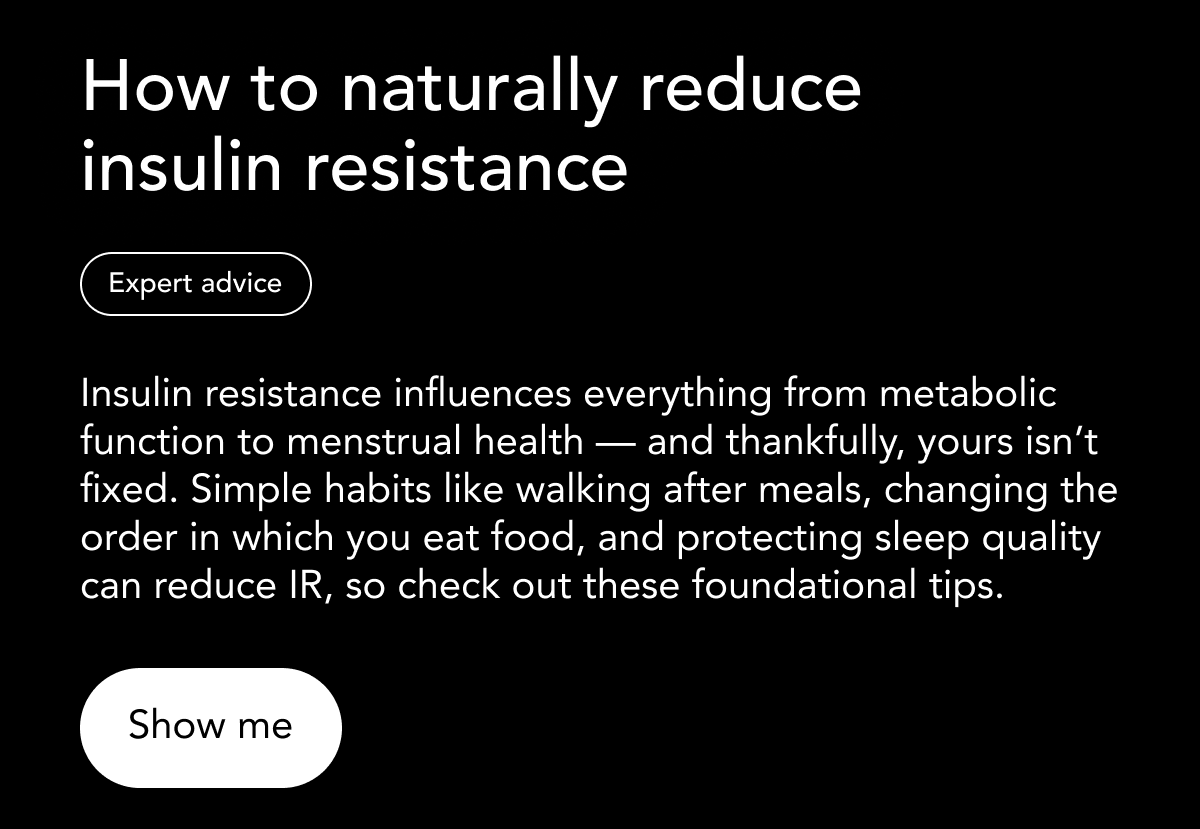 How to naturally reduce insulin resistance - expert advice. Show me