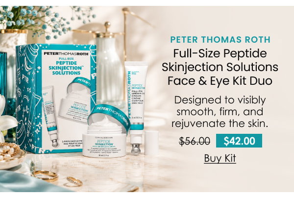 Peter Thomas Roth Full-Size Peptide Skinjection Solutions Face & Eye Kit Duo