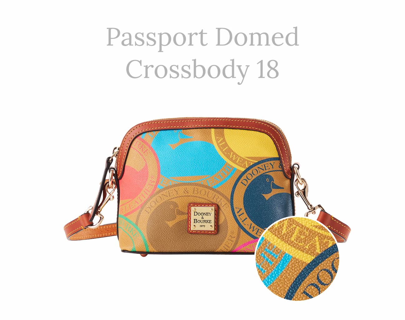 Passport Domed Crossbody 18