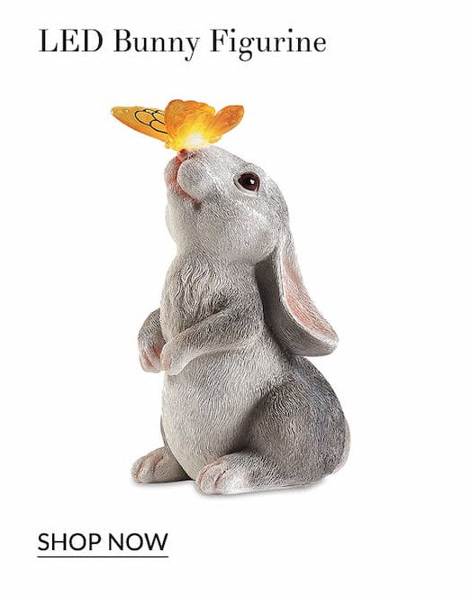 LED bunny figurine