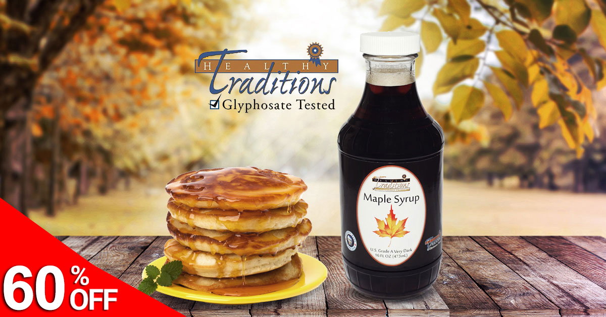 60% OFF Maple Syrup 16 oz.