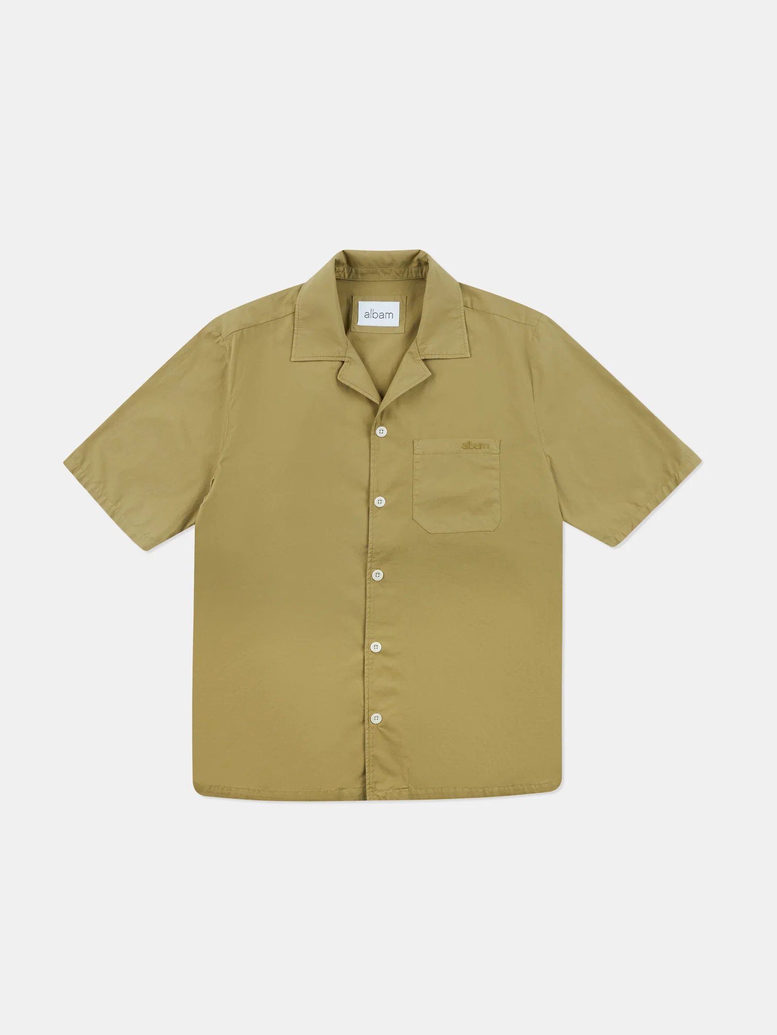 Image of Grange Poplin Shirt in Sand