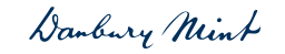Danbury Mint logo – world leader offering a variety of fine jewelry, coins and collectibles since 1969.