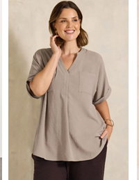 EVANS Curve Mocha Brown Overhead Utility Shirt