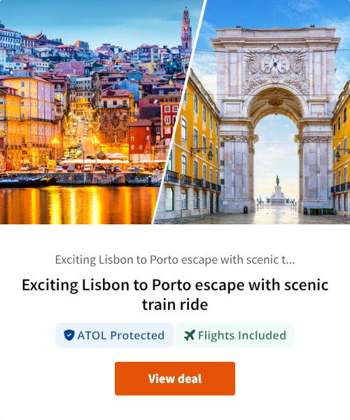 Exciting Lisbon to Porto escape with scenic train ride