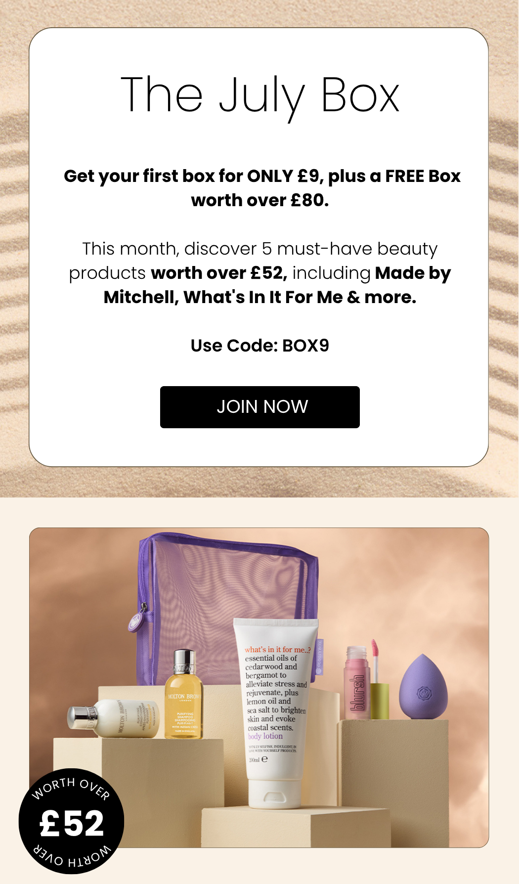Use Code: BOX9