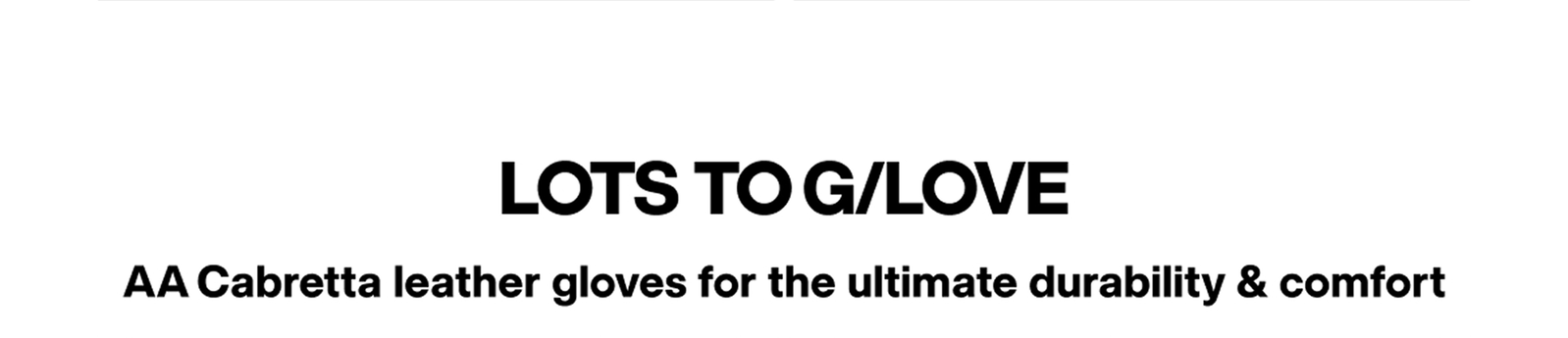 Lots To G/Love