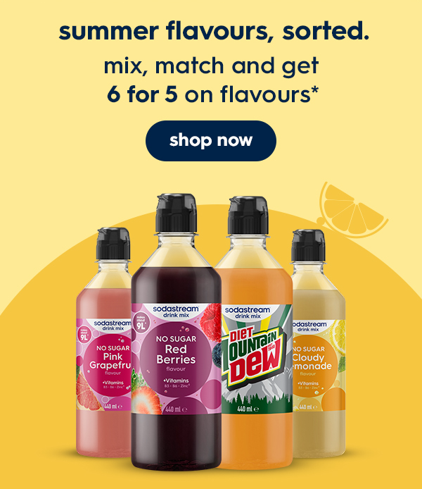 mix, match and get 6 for 5 on flavours