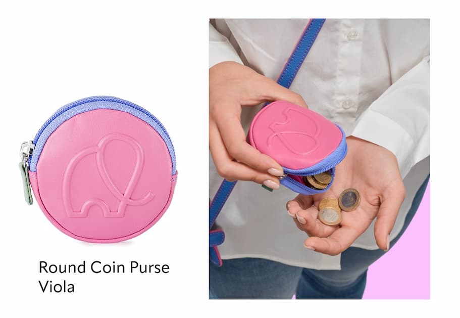 Round Coin Purse Viola