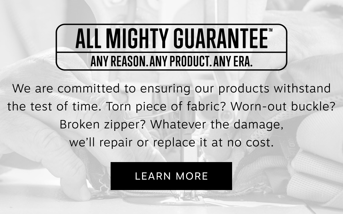 Our All Mighty Guarantee ensures our products stand the test of time | Learn More