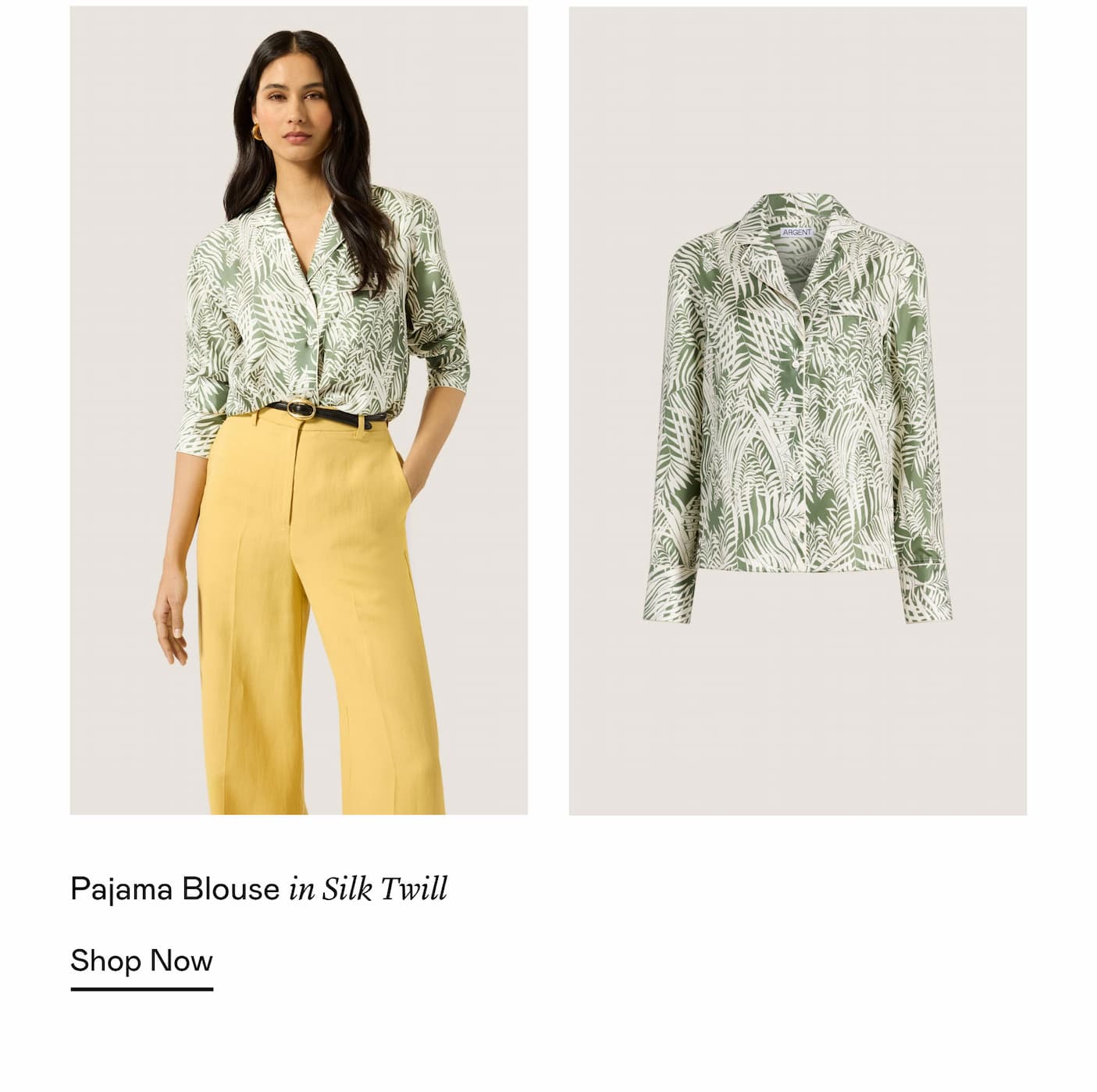 Shop The Pajama Blouse