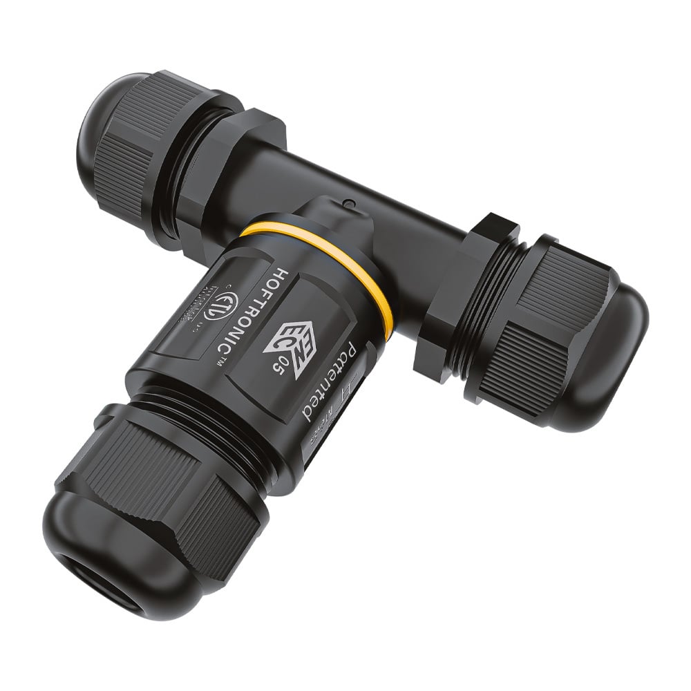Cable Connector - T-shaped - IP68 Waterproof